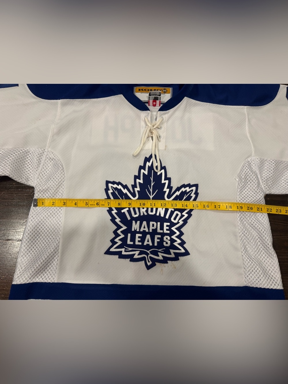 Vintage Curtis Joseph Toronto Maple Leafs Maska CCM Hockey Jersey - Original - Picture 13 of 14